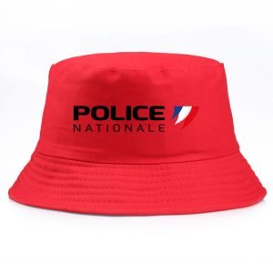 chapeaux de police rouge